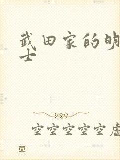 武田家的明国武士