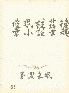 催眠校花后的日常小说笔趣阁