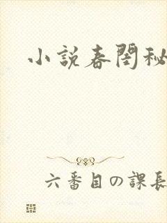 小说春闺秘史