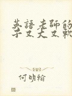 英语老师的小兔子又大又软