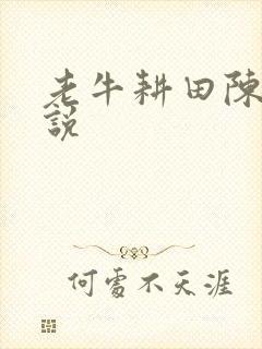 老牛耕田陈雪小说
