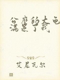 公么的大龟强大满足了我