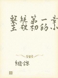 系统第一章给宿主破初的小说