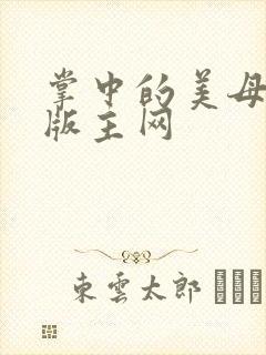 掌中的美母第一版主网