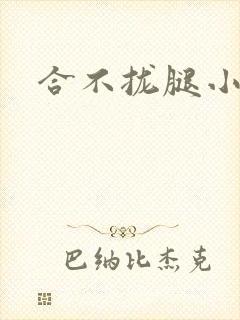 合不拢腿小说