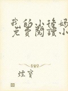 我的小后妈全文免费阅读小说封面