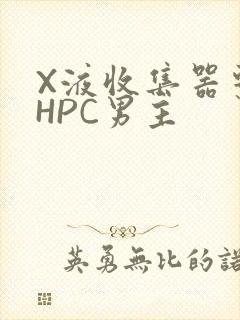 X液收集器系统HPC男主