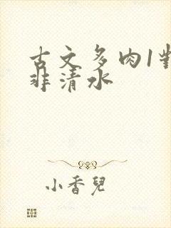 古文多肉1对n非清水