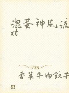 混蛋神风流史txt