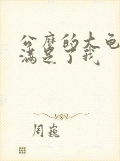 公么的大龟强大满足了我