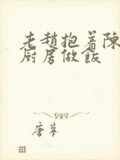 老赵抱着陈婷在厨房做饭