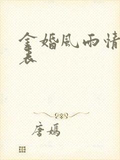 金婚风雨情演员表