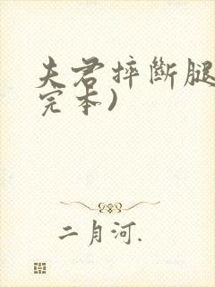 夫君摔断腿后(完本)