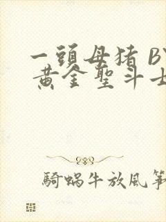 一头母猪 BY 黄金圣斗士