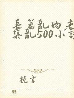 长篇乱肉老师合集乱500小说