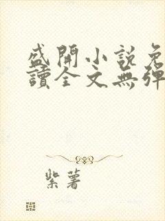 盛开小说免费阅读全文无弹窗