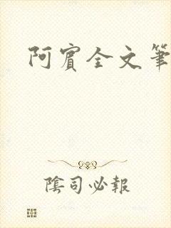 阿宾全文笔趣阁