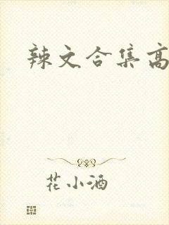 辣文合集高h封面
