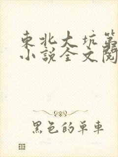 东北大坑第二部小说全文阅读