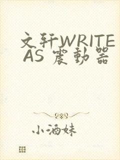 文轩WRITE AS 震动器