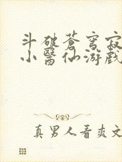 斗破苍穹寂寞的小医仙游戏世界