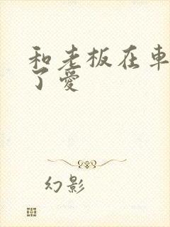 和老板在车里做了爱