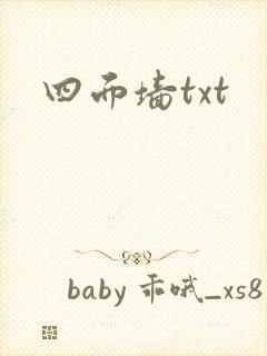 四面墙txt