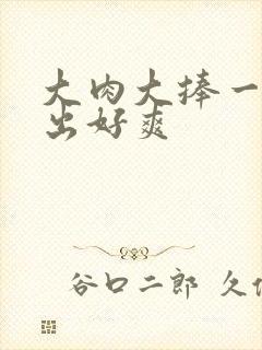 大肉大捧一进一出好爽