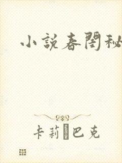小说春闺秘史