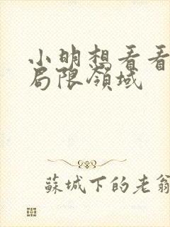 小明想看看永久局限领域