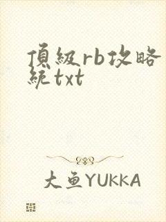 顶级rb攻略系统txt