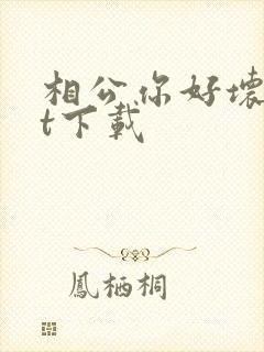 相公你好坏txt下载