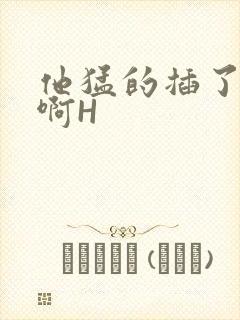 他猛的插了进去啊H