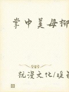 掌中美母柳玉茹