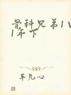 骨科兄弟1 V1年下