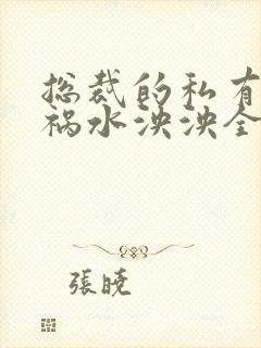 总裁的私有宝贝祸水泱泱全文阅读