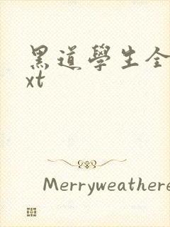 黑道学生全集txt封面