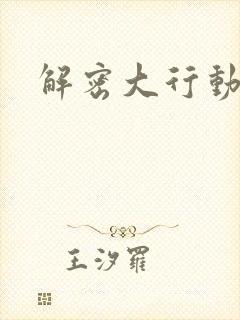 解密大行动
