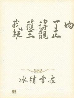 我获得了肉禽系统三观正