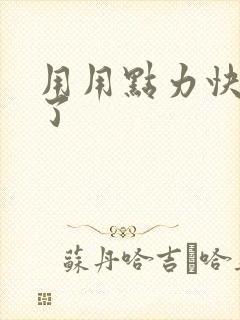 用用点力快要到了