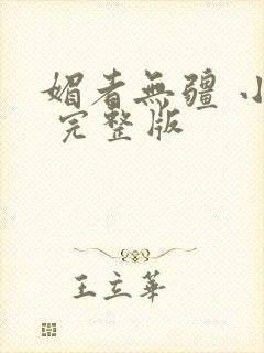 媚者无疆 小说 完整版