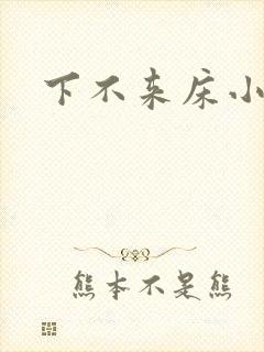 下不来床小说