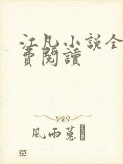 江凡小说全文免费阅读