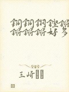 铜铜钢铿锵锵锵锵锵锵好多少阅读