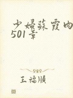 少妇苏霞肉欲第501章