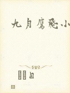九月鹰飞小说
