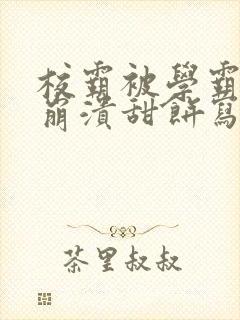 校霸被学霸玩到崩溃甜饼写手