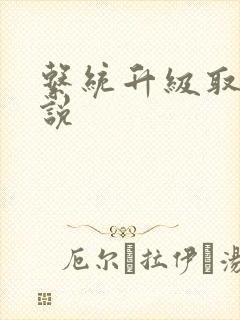 系统升级取液小说