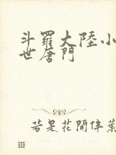 斗罗大陆小说绝世唐门