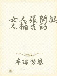 女人张开腿让男人桶爽的